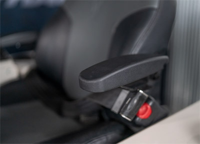 47.0497 ARM REST - This Arm Rest can be mounted to the 4520 tractor seats for great comfort. 