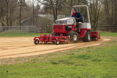 Ballpark Renovator & Groomer hard at work