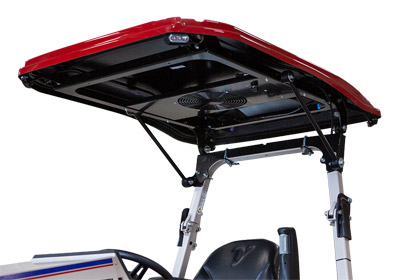 Ventrac Canopy - To help bock the heat, Ventrac's canopy is great for keeping the operator shaded. 