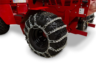 Ventrac Narrow Tire and Chain - Tire and Chain. 
