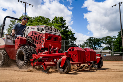 Ventrac Ballpark Groomer & Renovator - Ventrac is the solution for efficient ball field maintenance that also elevates the image and quality of the facility.