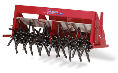 Ventrac Aerator - The Aerator has a width of 48" and can be easily configured to suit any aeration treatment. 