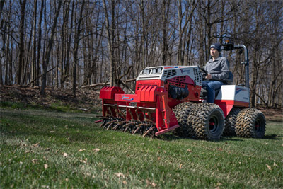 Ventrac Aerator - Aerate your turf quickly and easily.