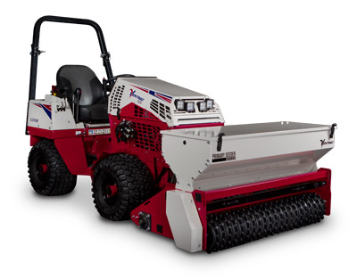 Ventrac Primary Seeder - Ventrac 4520 with the EG520 seeder on the front
