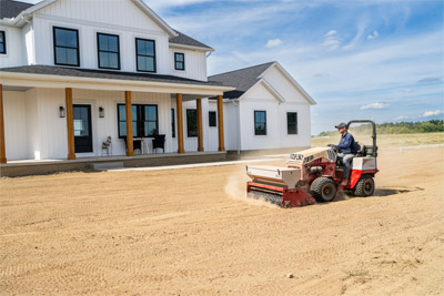 Ventrac Primary Seeder - The Primary Seeder allows the operator to plant grass seed directly into bare soil with a consistent, accurate drop rate.