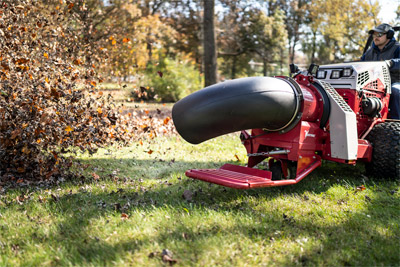Ventrac Turbine Blower - Clear leaves quickly from your lawn.