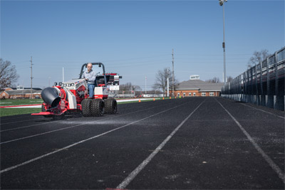 Ventrac Turbine Blower - This versatile combination extends its utility beyond traditional leaf cleanup, showcasing effectiveness in diverse maintenance tasks.