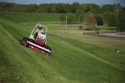 Ventrac 4000 series - Shown with HM722 Mowing Deck