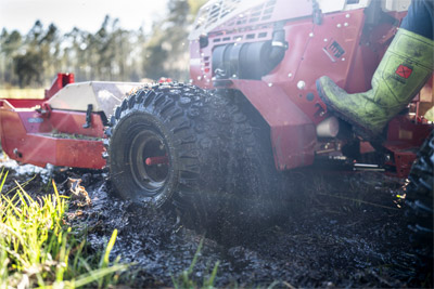 Ventrac Tough Cut - Even the messiest terrain causes no problem for the HQ642.