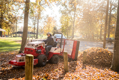 Ventrac Leaf Blower - Save your time and energy with the EF300 Leaf Plow.