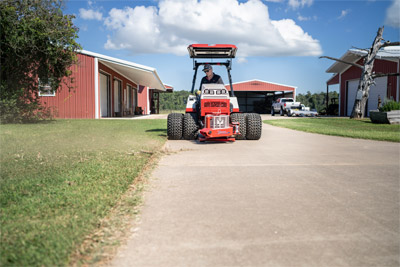 Ventrac Leaf Blower - Clear grass clipping to create a pristine finished look.