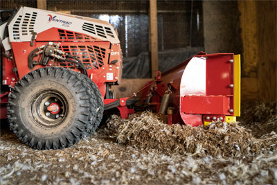 Ventrac Blade - The KD Blade can be used to back-drag material away from buildings.
