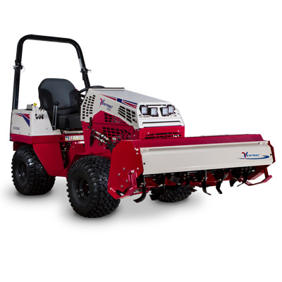 Ventrac Tiller - Ventrac's KL480 Tiller makes preparation for gardens and yards easy with 24 essentially spaced high carbon steel tines to provide smooth and efficient tillage. 