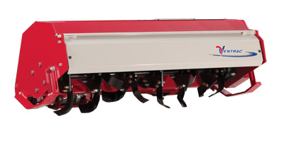 Ventrac Tiller. - Essentially spaced high carbon steel tines.