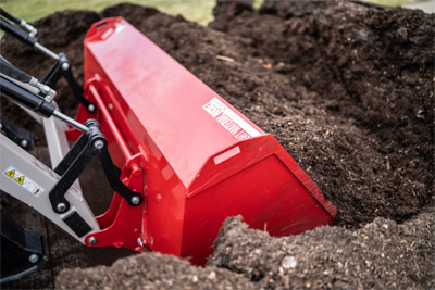 KM660 Light Material Bucket - The KM660 is the highest capacity bucket in the Ventrac line-up.