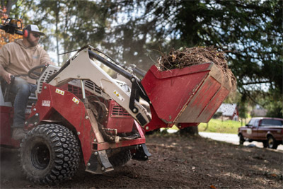 KM500 Loader - Reduce the use of wheelbarrows and shovels