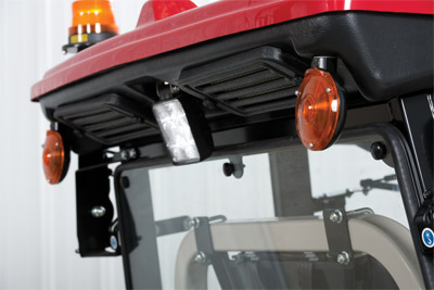 Optional Rear Directional Flashers - LED work light isstandard.