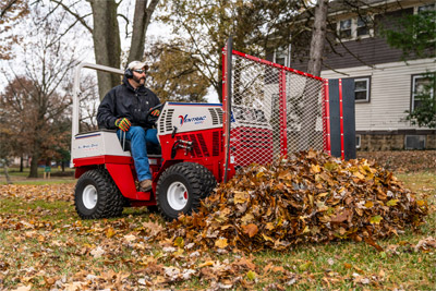 Ventrac Leaf Plow - The Ventrac EF300 Leaf Plow is easily the most efficient leaf removal combination ever. 