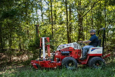 Ventrac Boom Mower - Keep trails clear for easier access year-round.
