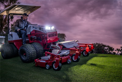 Ventrac Contour Mower - Golf courses trust Ventrac for maintaining their vast expanses of various turf configurations.