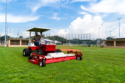 Ventrac Wide Area Mower - The Venrac Wide Area Mower is your best option for mowing large area sporting fields. 