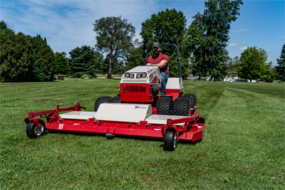 Ventrac Wide Area Mower - The MK960 has a cut range of 1" to 5."