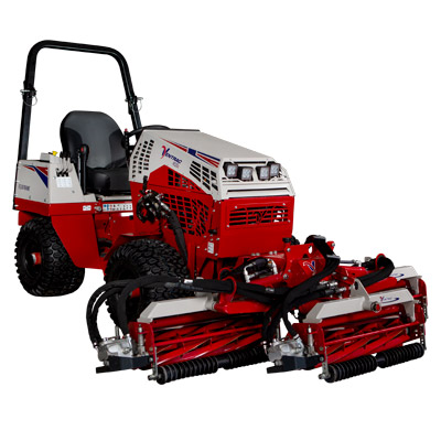 Ventrac Reel Mower - Unlike a rotary mower, the Ventrac reel mower has blades that spin vertically. 