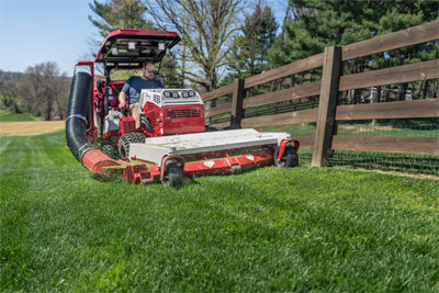 Ventrac Finish Mower - Easily maneuver around property obstacles to achieve a pristine cut every time with the Ventrac Finish Mower.