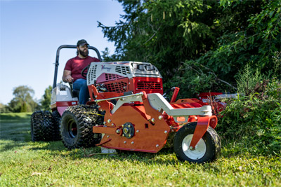 Ventrac Flail Mower - Scoop knives create a more finished look on even the thickest vegetation. 