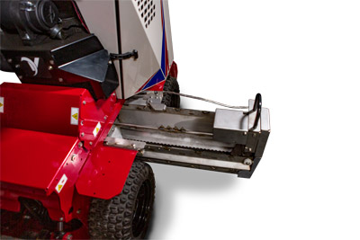 Ventrac SSV Drop Spreader - The narrow frame and 34" drop pattern make the Ventrac Drop Spreader perfect for sidewalks and other narrow walkways.