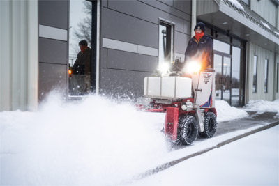 Ventrac Broom - The Ventrac Broom has a working width of 38" making it the perfect sidewalk clearing solution.