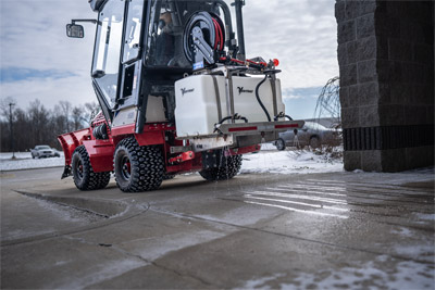 Ventrac Brine Kit - Equipped with a 5' spray wand, the Ventrac Brine Kit reaches steps and tight areas effortlessly, while the optional 25' hose reel extends its de-icing capabilities to hard-to-access spots.