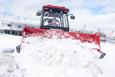 Ventrac Box Plow - Built for efficiency, the SP720 Box Plow moves heavy snow quickly, ensuring businesses stay open and parking lots remain clear, no matter how much winter throws your way.