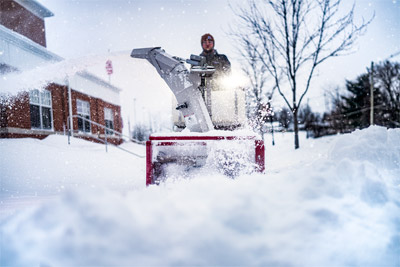 Ventrac Snow Blower - The Ventrac Snow Blower has the ability to throw snow up to 30 feet through a chute that can rotate 228° by using the SDLA control system.