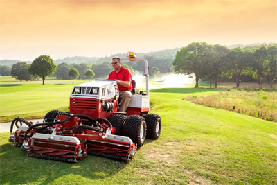 Ventrac Reel Mower - The Ventrac MR740 is great on golf courses. 
