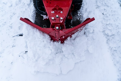 NV360 SSV V-Blade - The V-Blade is perfect for clearing snow that is deeper than what a straight blade can handle. 