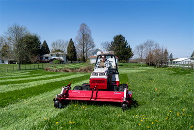 Ventrac Flail Mower - Create bold, vibrant stripes with the Ventrac Flail Mower on properties that are cut less frequently.